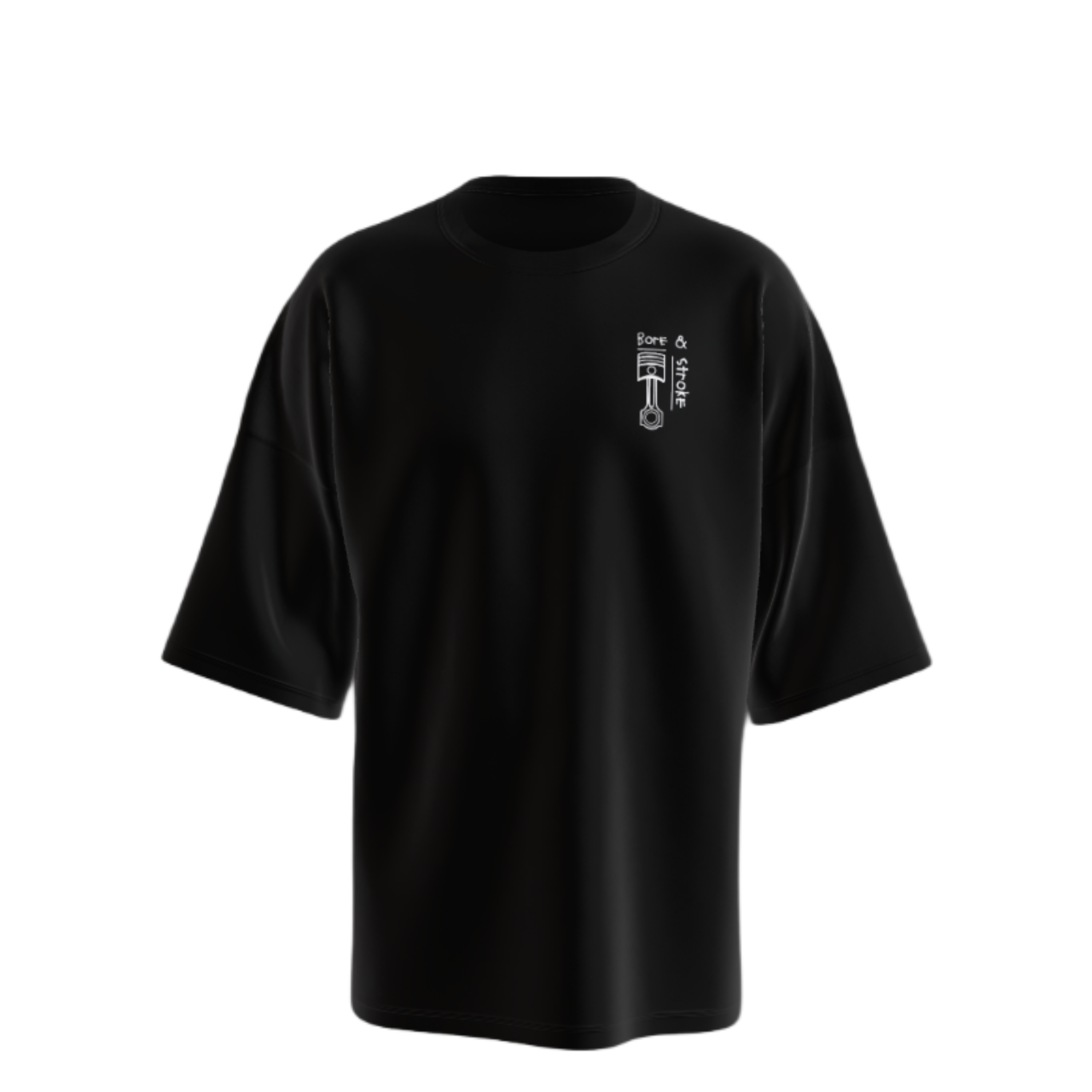 Bore & Stroke Oversize T-Shirt - Classic 2.1 Bel Arabi - Black
