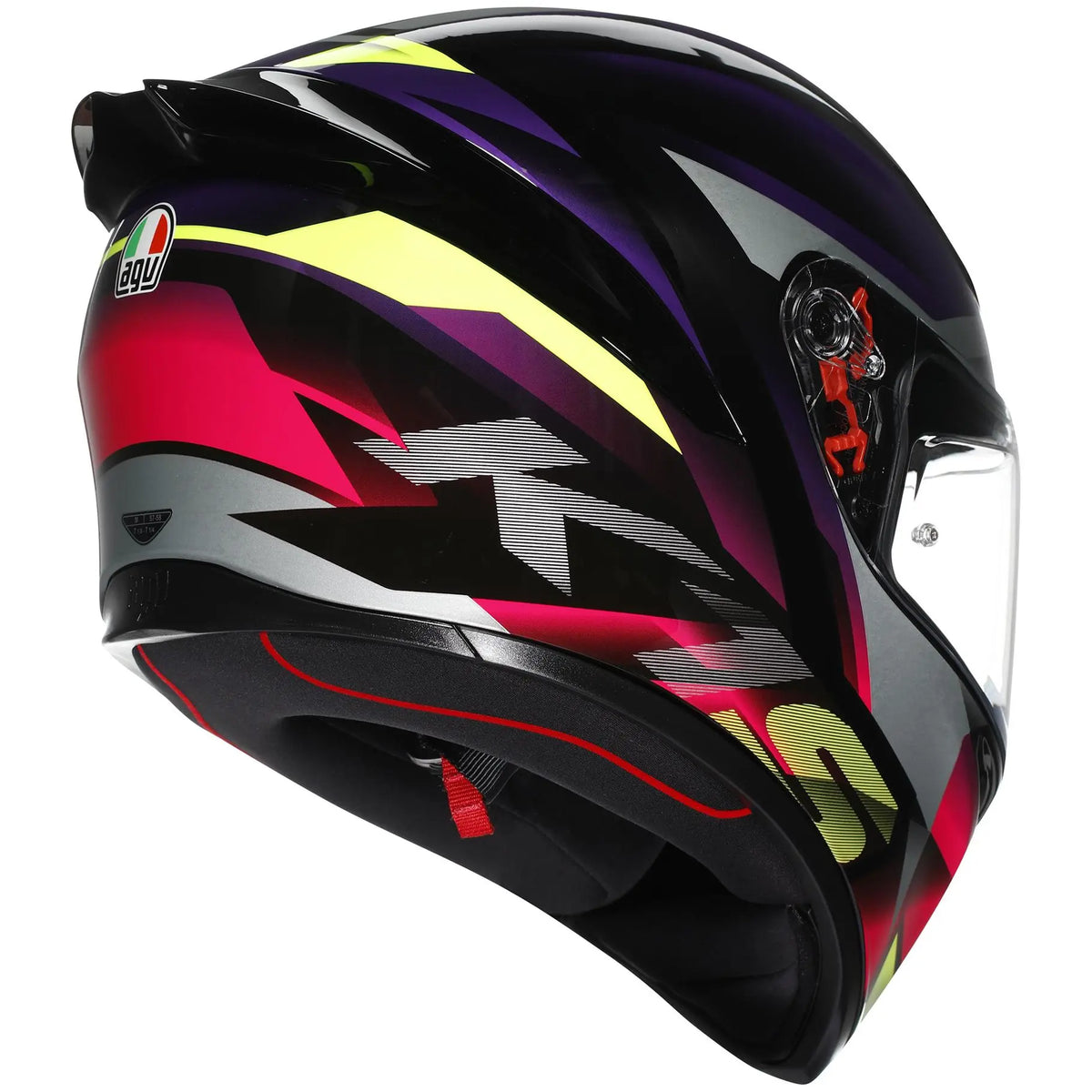 AGV K1-S FASTLAP Helmet - Black Purple Pink