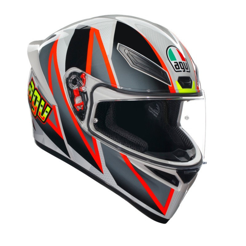 AGV Helmet - K1-S - Blipper - Grey Red