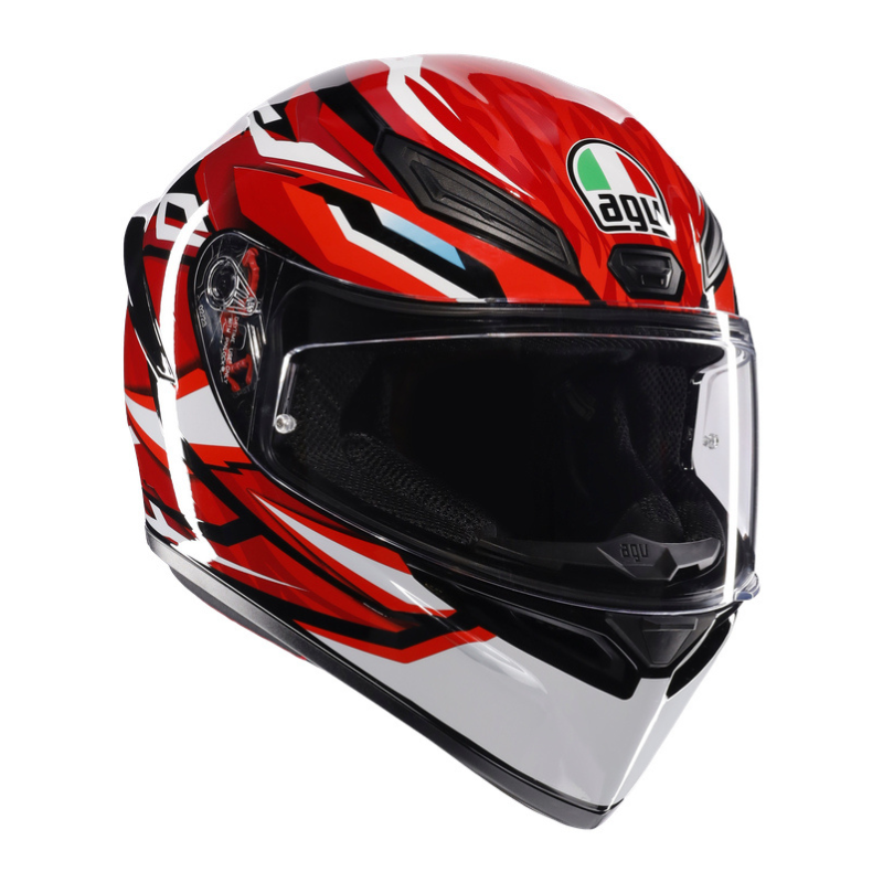 AGV Helmet K1-S Lion Black Red White - Main Image