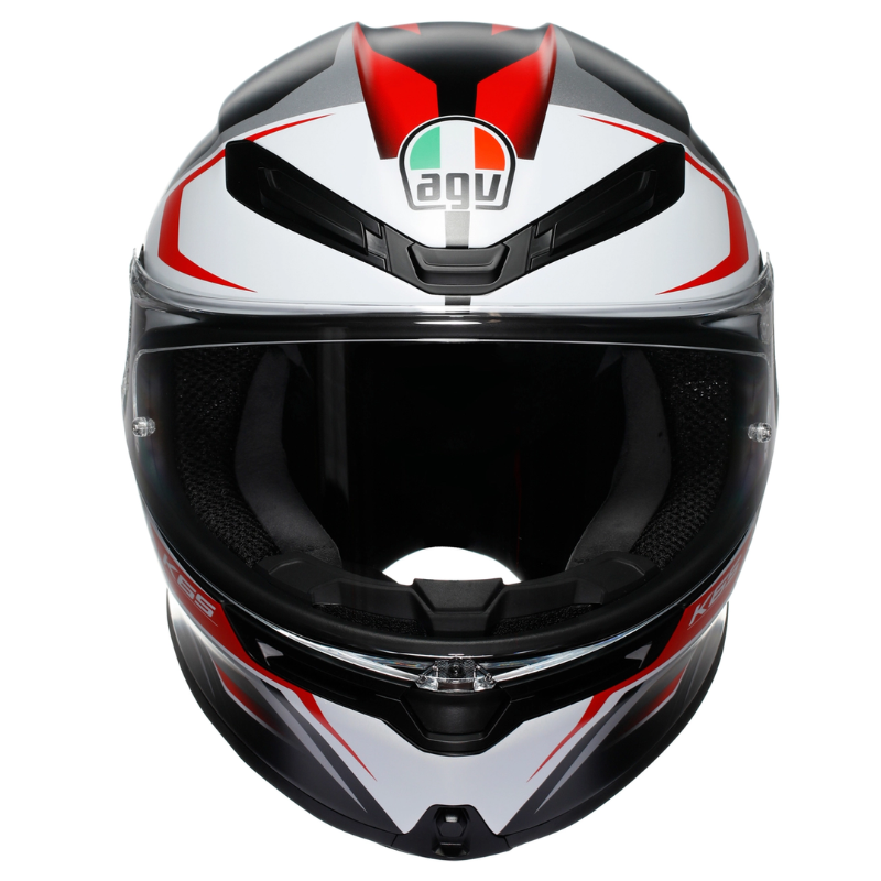 AGV K6-S Karve Matte Helmet - Black White Red