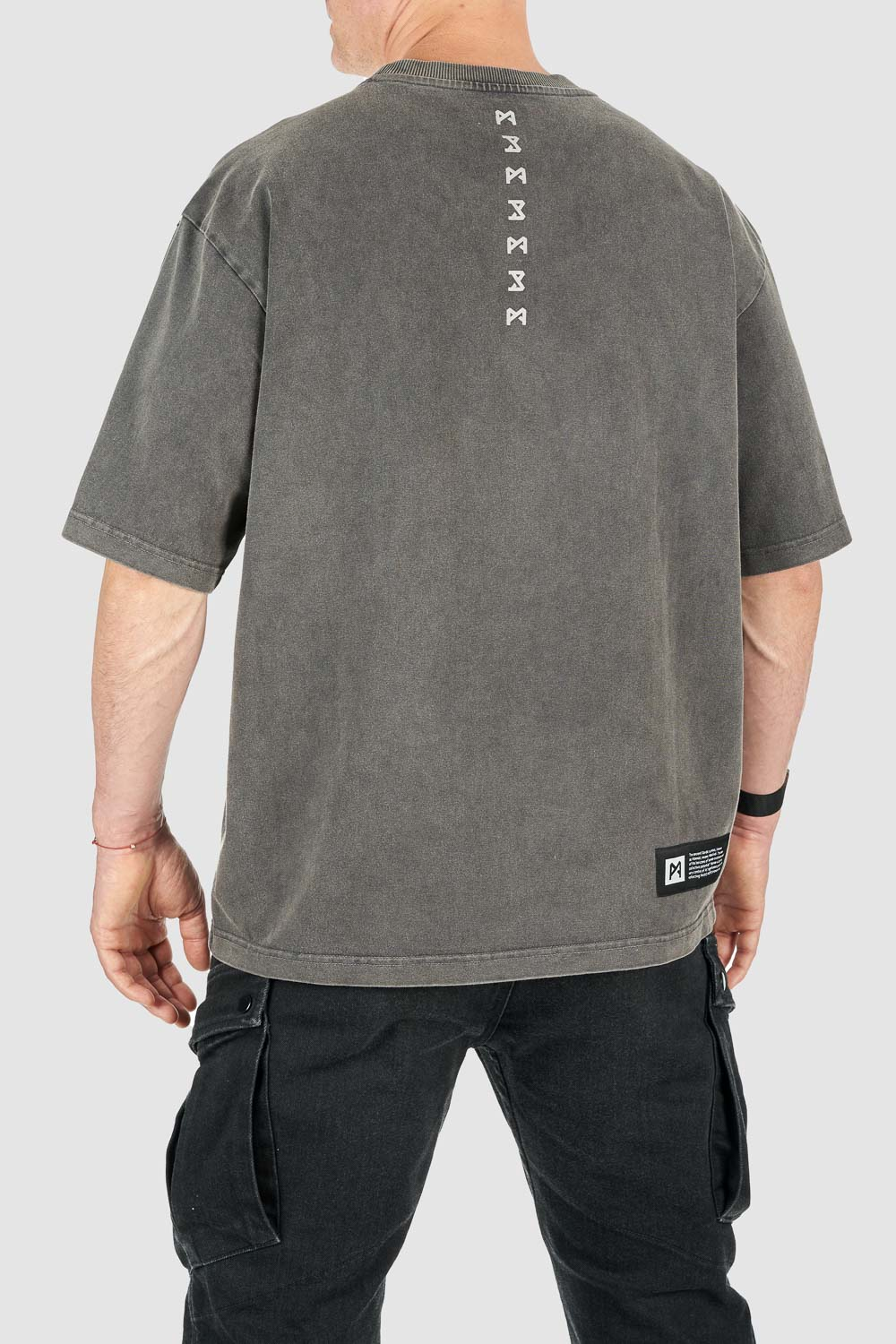 Pando Moto T-Shirt (Oversize) - Alex Runa - Acid Washed