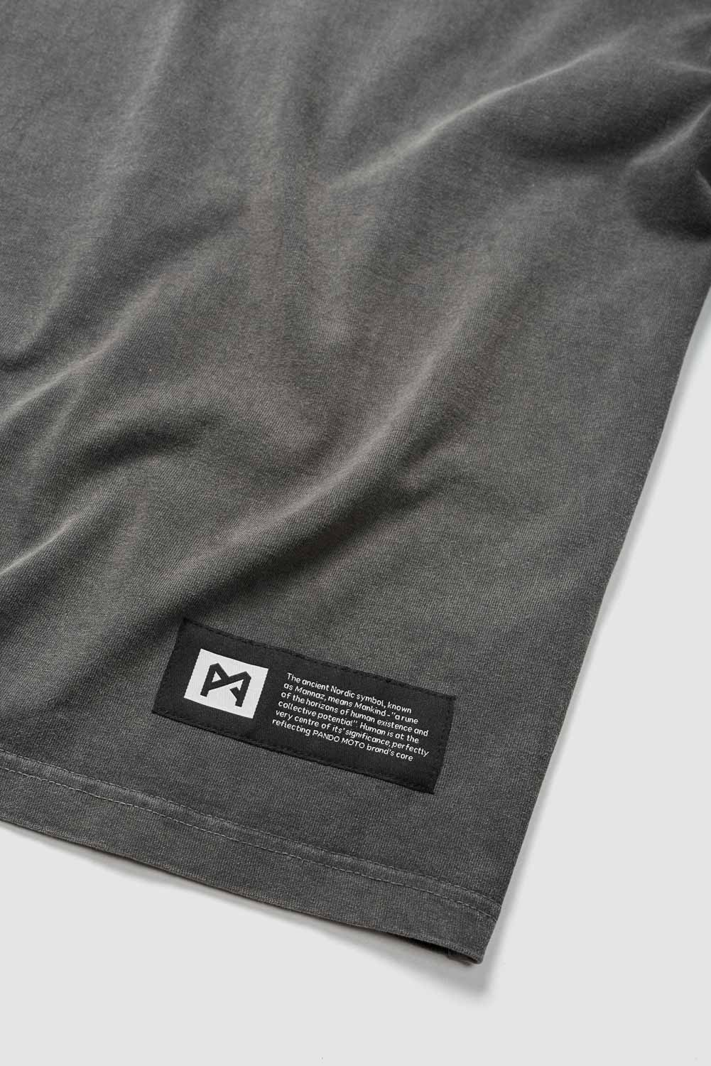 Pando Moto T-Shirt (Oversize) - Alex Runa - Acid Washed