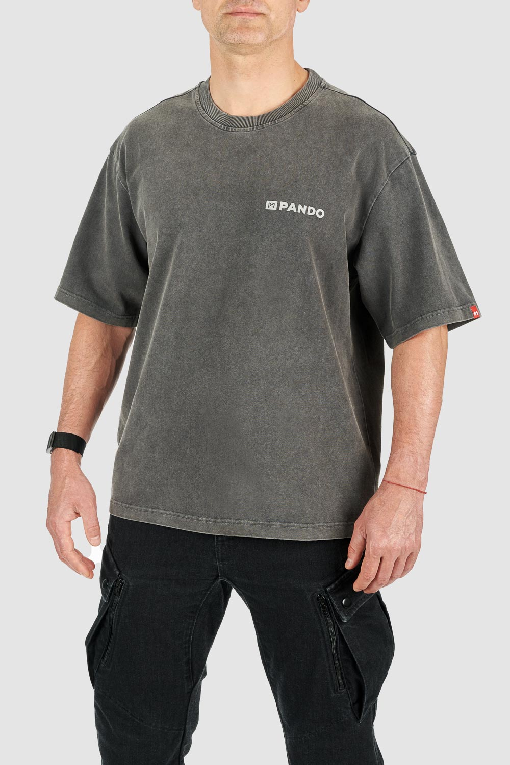 Pando Moto T-Shirt (Oversize) - Alex Runa - Acid Washed