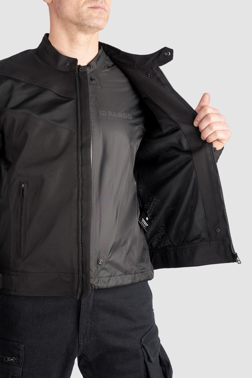Pando Moto Air Tate Jacket - Black
