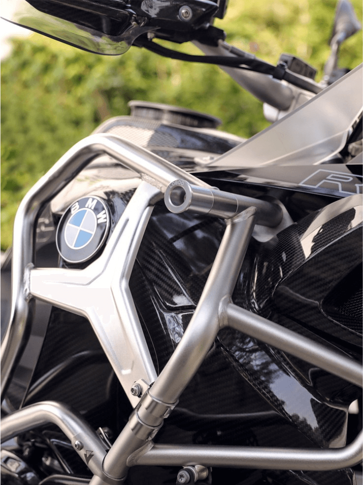 Loboo Auxiliary Lamp Mount - BMW 1250GSA - Tank Crash Bars