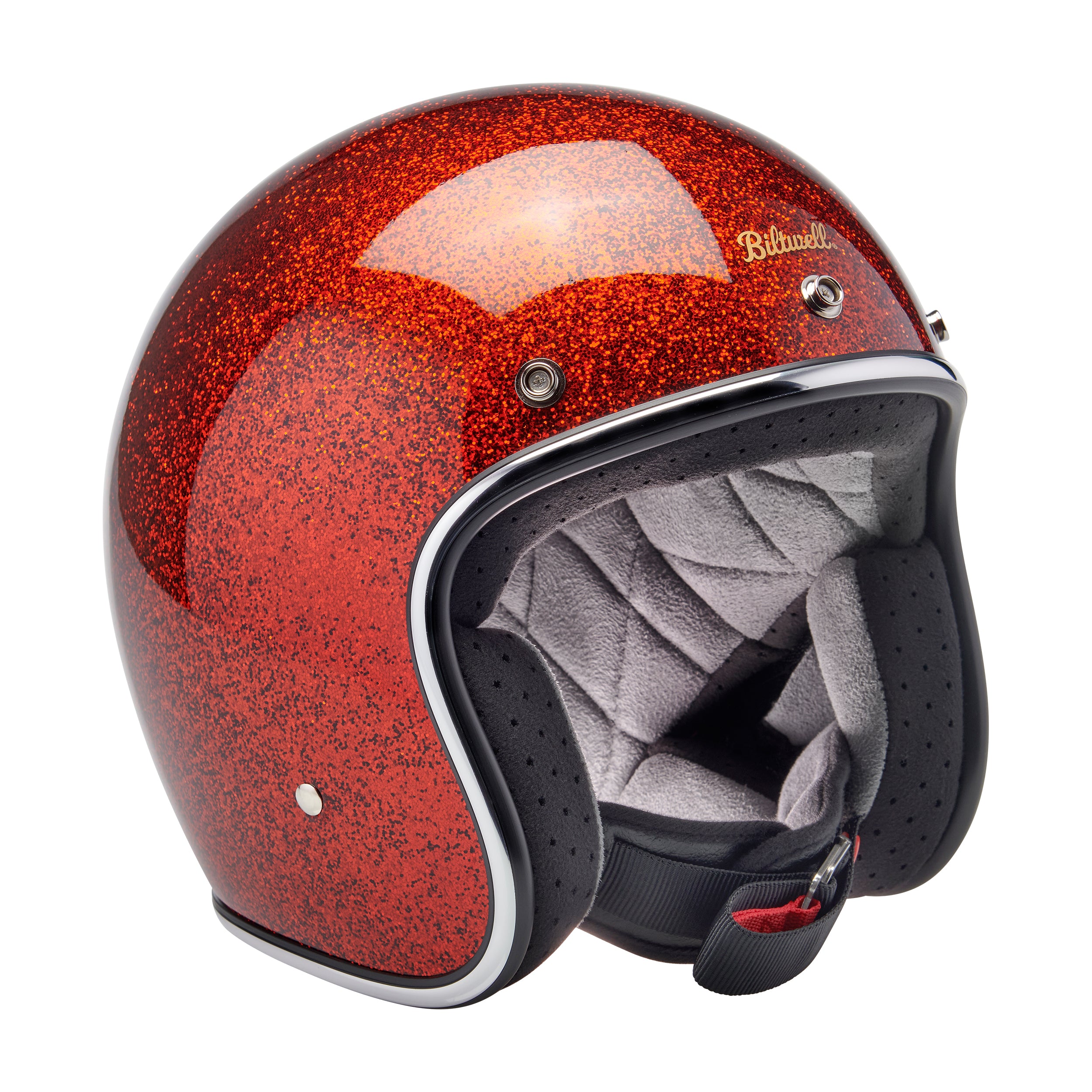 Biltwell Bonanza Helmet - Root Beer MegaFlake