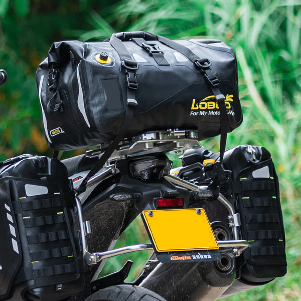 Loboo Waterproof PVC Tail Bag- Upgraded - 66L - Green (BWB66P02GR) - Motofever