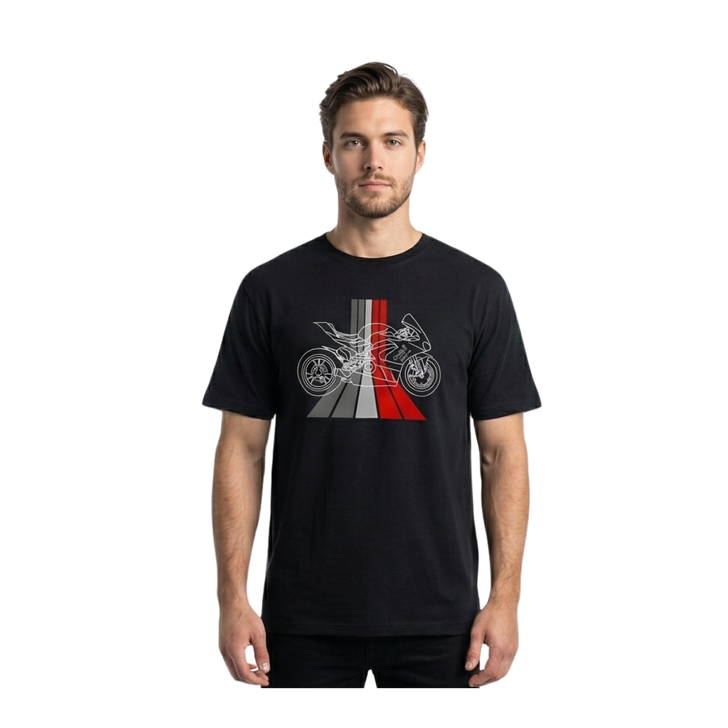 Bore & Stroke T-Shirt - Racing Lines