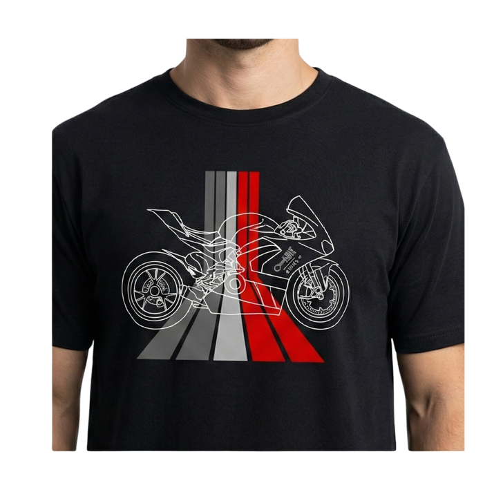 Bore & Stroke T-Shirt - Racing Lines