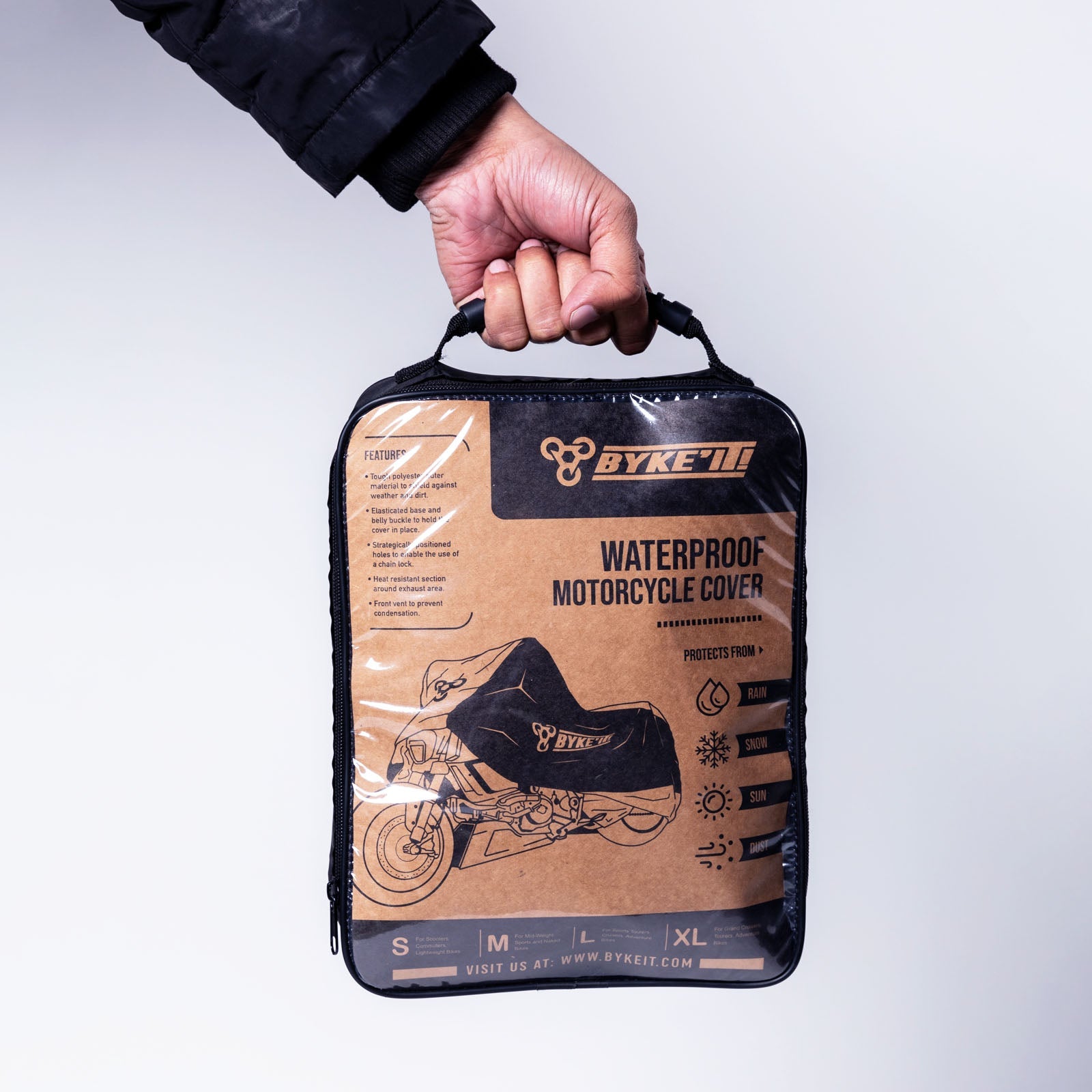 BYKE IT Motorcycle Cover - Medium