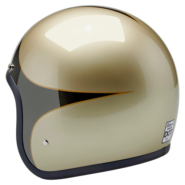 Biltwell Helmet - Bonanza - Scallop - Metallic Champagne Charcoal