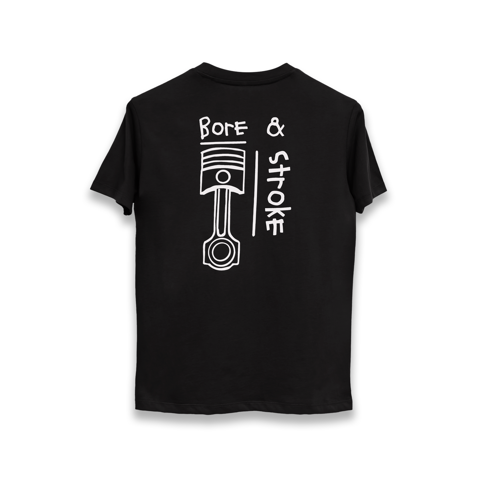 Bore & Stroke T-shirt - Classic - Black