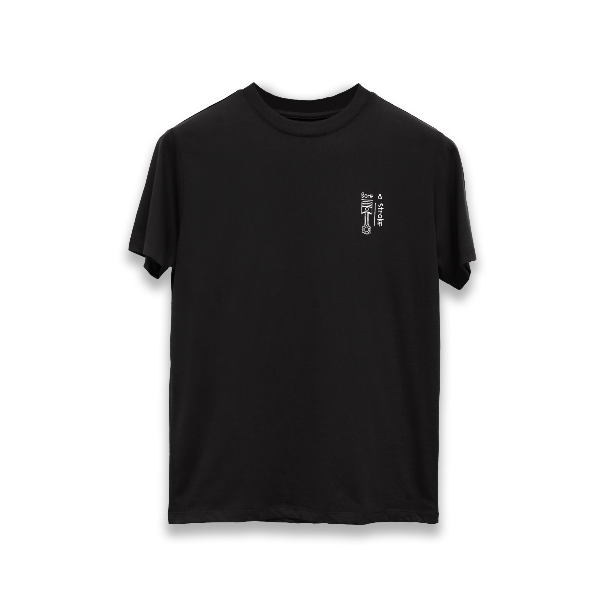 Bore & Stroke T-shirt - Classic - Black