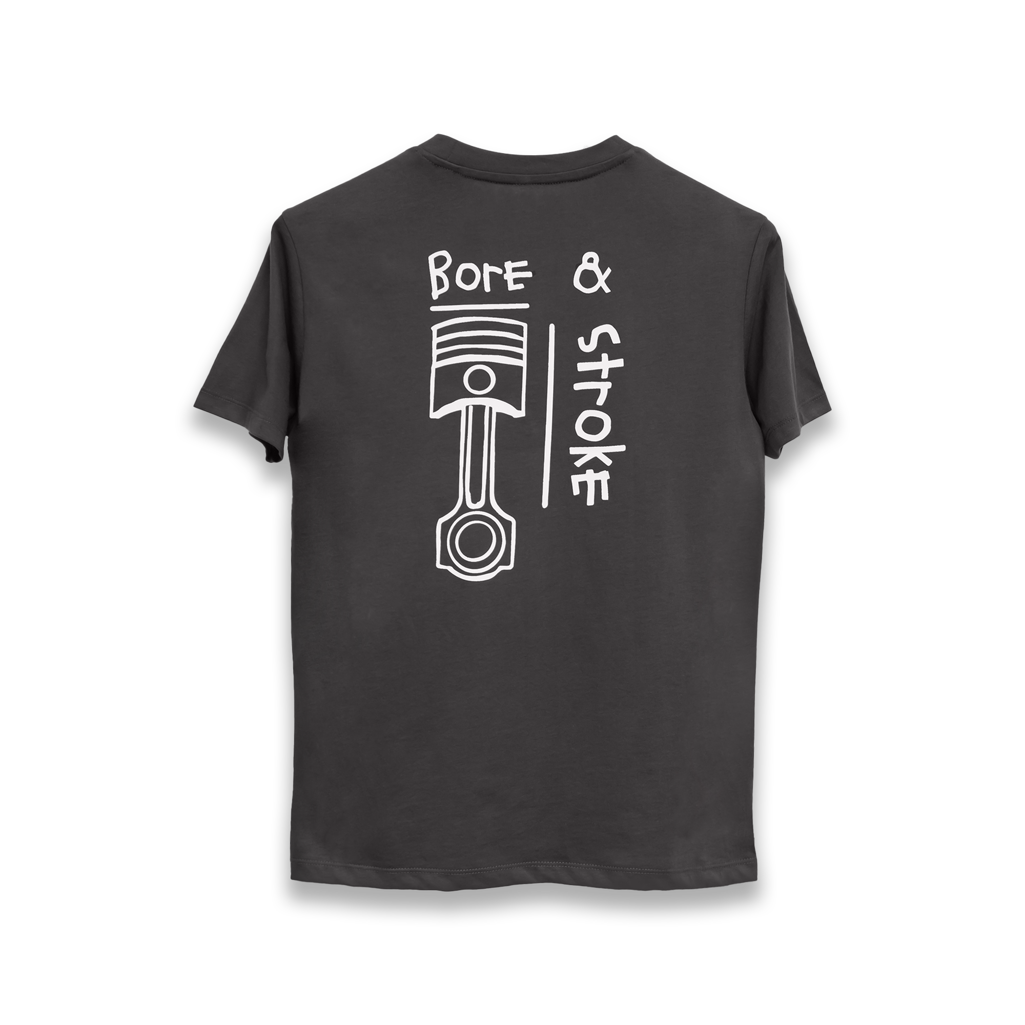 Bore & Stroke T-shirt - Classic - Gray