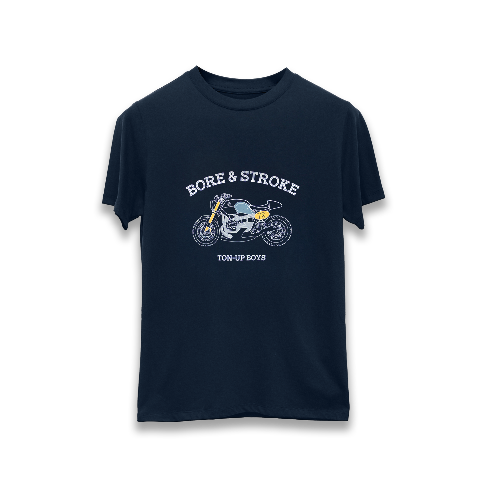 Bore & Stroke T-shirt - Ton-Up Boys - Cafe78