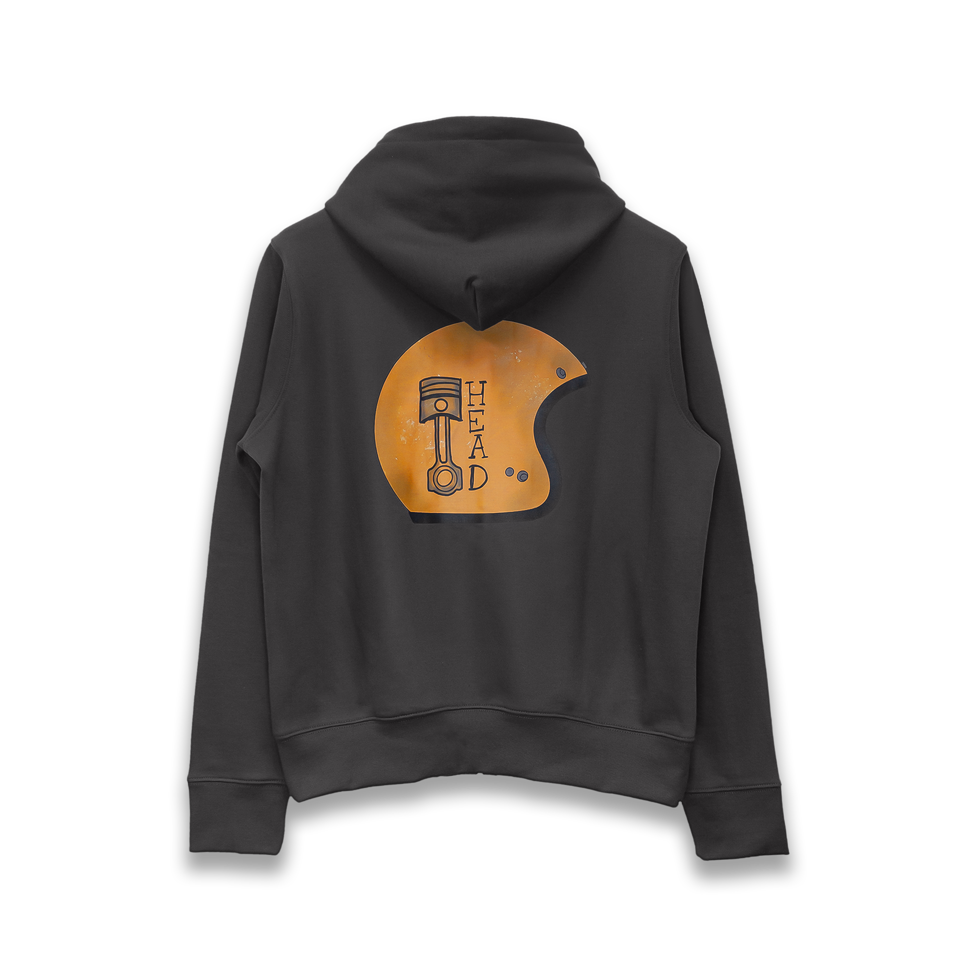 Bore & Stroke Zip-Ups - Piston Head - Grey