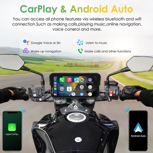 Carpuride - 6.3 inch Waterproof Carplay - W603
