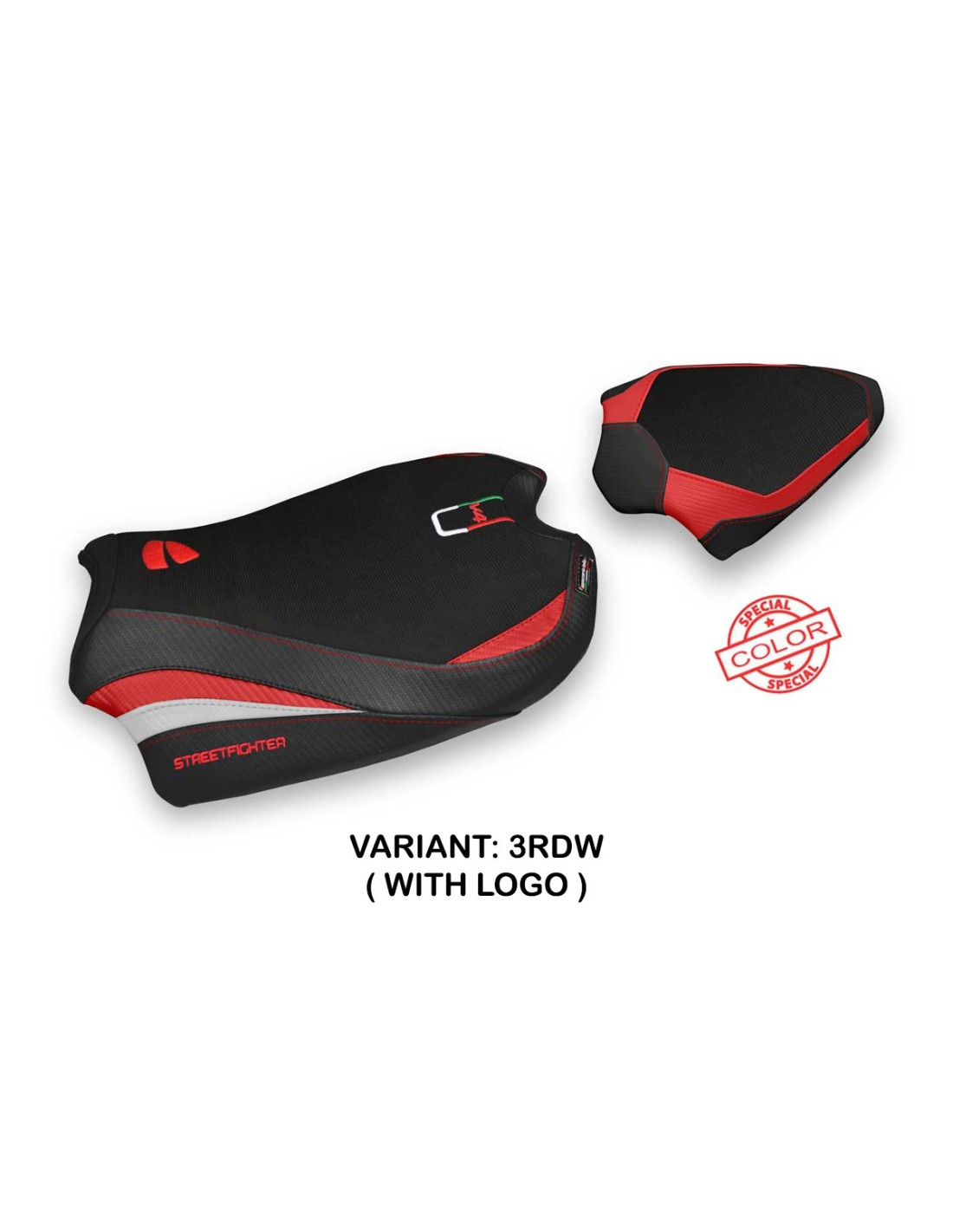 TPZ Italia - Seat Covers - Ducati Streetfighter V4 (2020-2024) - Full Seat - Sumen