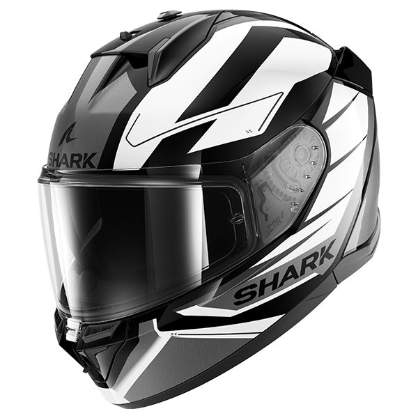 Shark D-Skwal 3 Sizler Helmet - Black White Anthracite