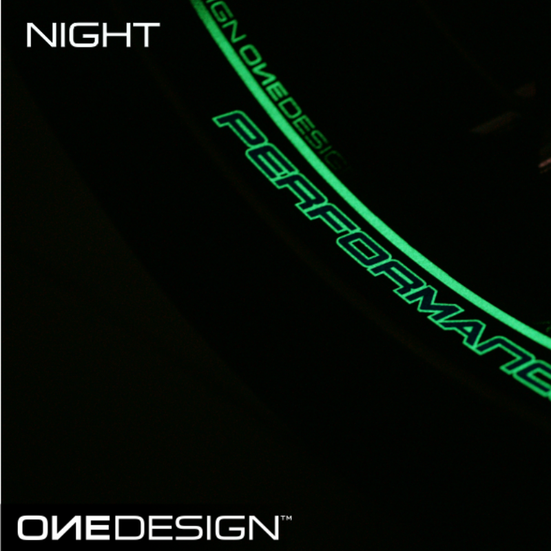 Onedesign - Wheel Stickers - Glow-In-Dark - BLUE (DCWR7P) - Motofever