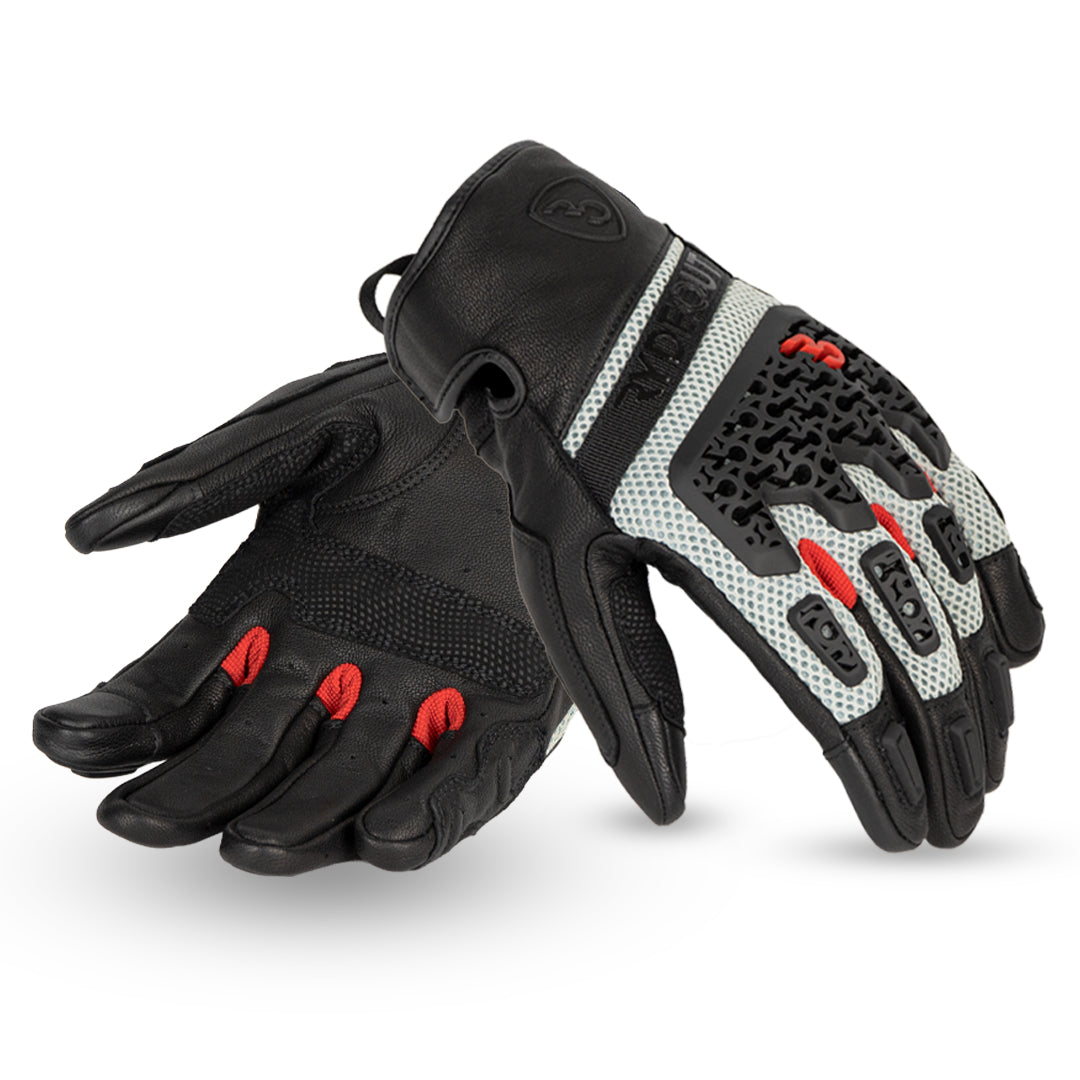 Rydeout Gloves - Drift - Black Silver