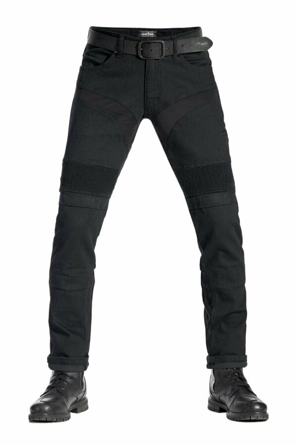 Pando Moto Jeans - KarlDo SLIM, L32 - Black