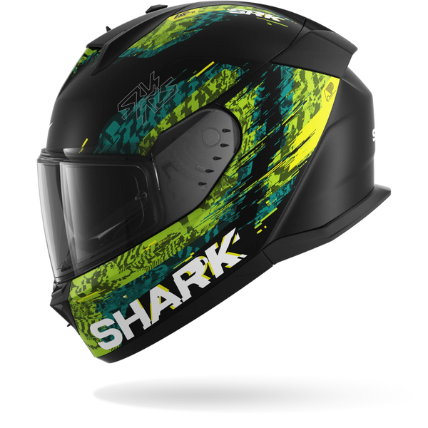 Shark Helmet - D-Skwal 3 - SPEED-VIB Matt - Black Green Blue (KGB) - Motofever