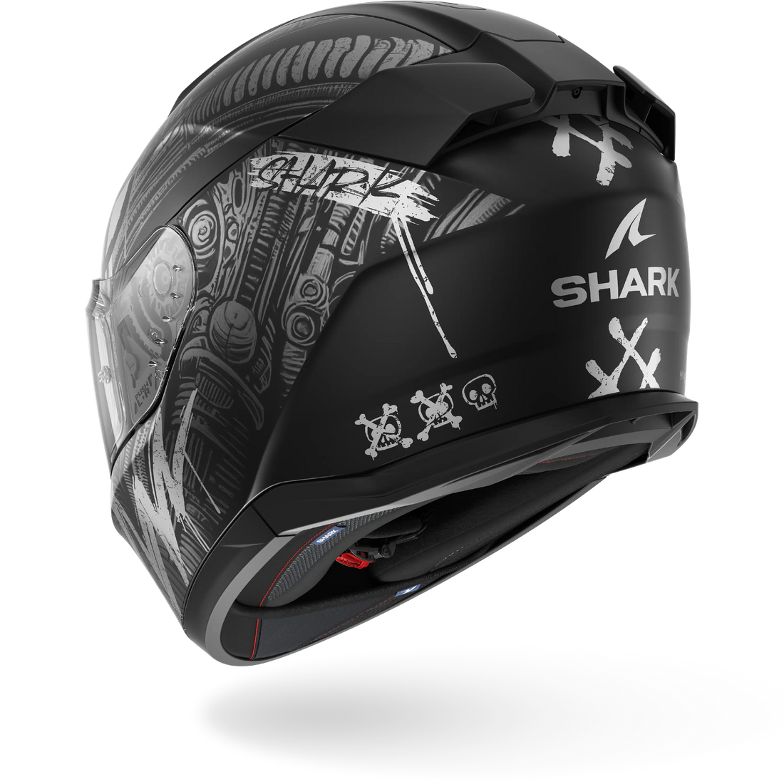 Shark Helmet - D-Skwal 3 - SHIEVER Matt - Black Anthracite Silver (KAS) - Motofever