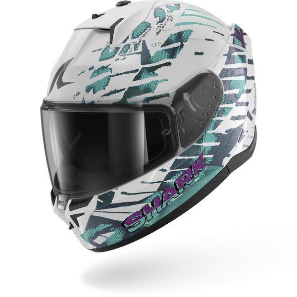 Shark Helmet - D-Skwal 3 - REPTAIA - White Cameleon White (WXW) - Motofever