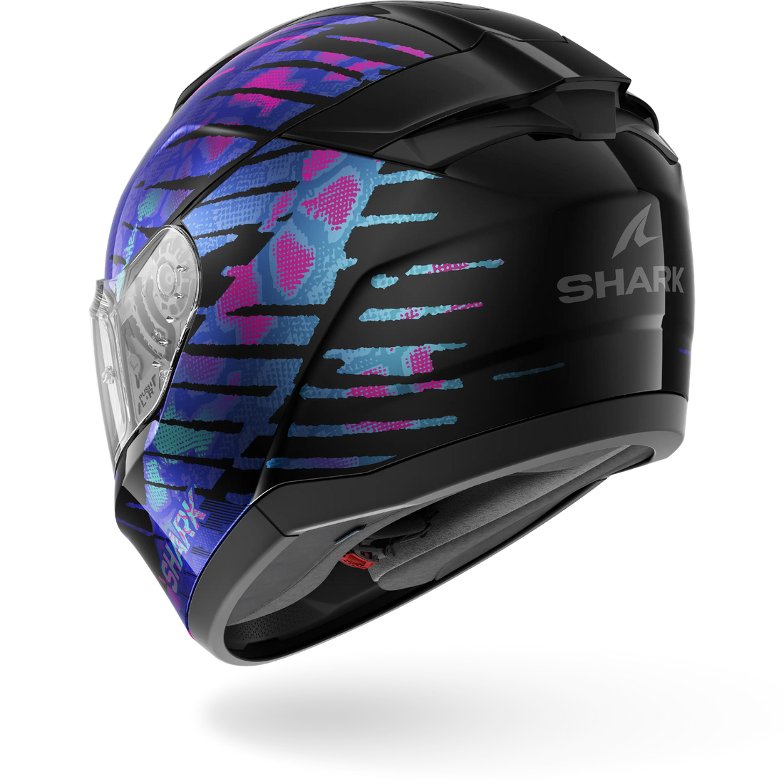 Shark Helmet - Ridill 2 - REPTAIA - Black Violet Glitter (KVX) - Motofever