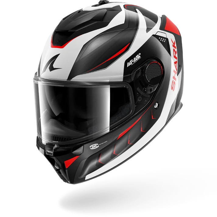 Shark Helmet - Spartan GT Pro - Mekarium Carbon - Silver Red (DSR)