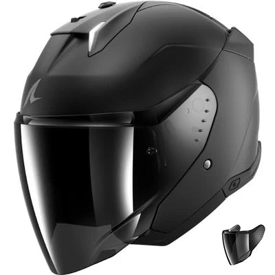 Shark Helmet - Skwal i3 Jet - DARK SHADOW EDITION - Matt Black (KMA)