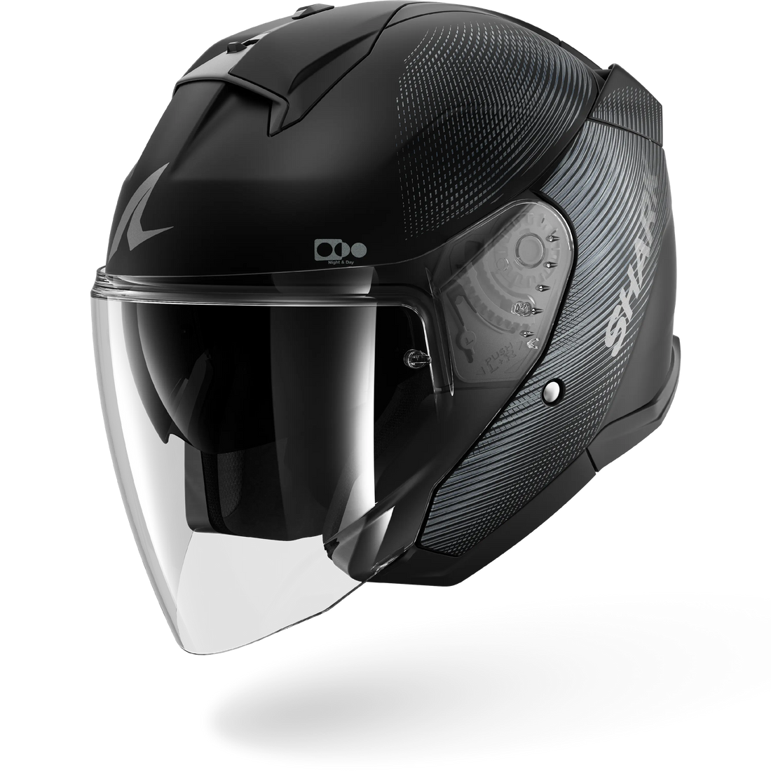 Shark Helmet - SKWAL JET - SP LYNE Matt - Black Anthracite Anthracite (KAA) - Motofever