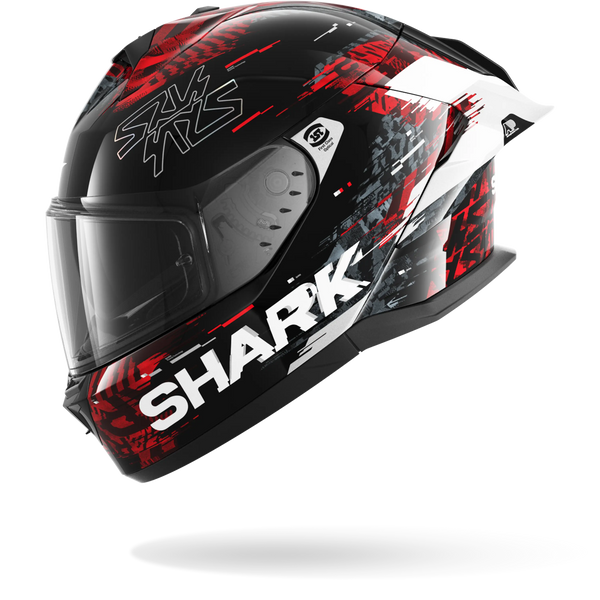 Shark Helmet - Skwal Cup - SPEED-VIB - Black Red Silver (KRS) - Motofever