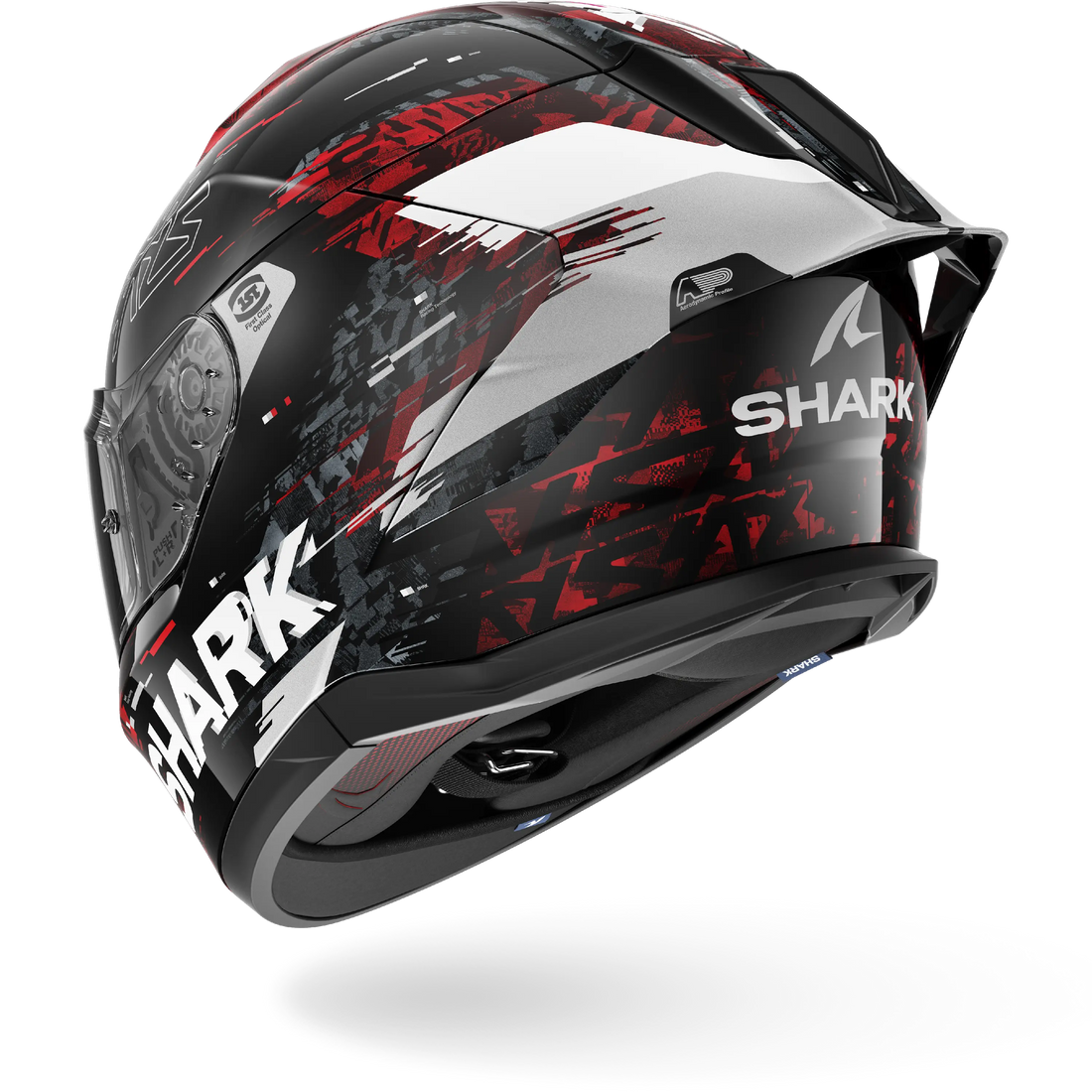 Shark Helmet - Skwal Cup - SPEED-VIB - Black Red Silver (KRS) - Motofever