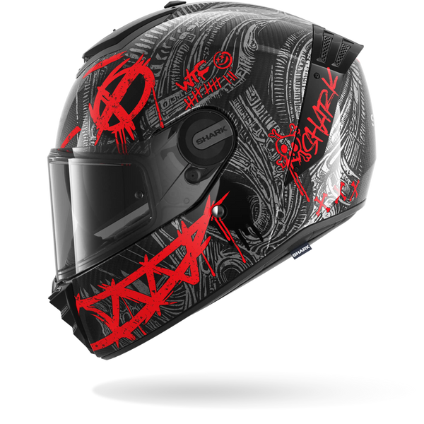 Shark Helmet - Spartan RS - SHIEVER Carbon - Anthracite Red (DAR) - Motofever