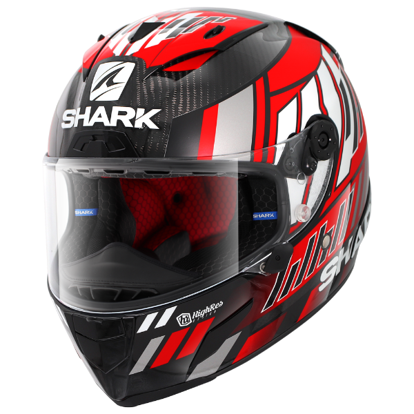 Shark Race-R Pro Carbon Zarco Speedblock Helmet - Black Red White