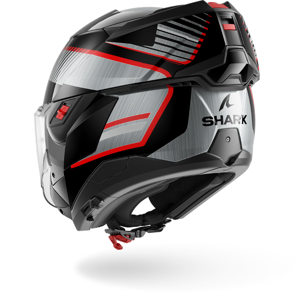 Shark Helmet - OXO Modular - SIKTER Gloss - Black Chrome Silver (KUS)