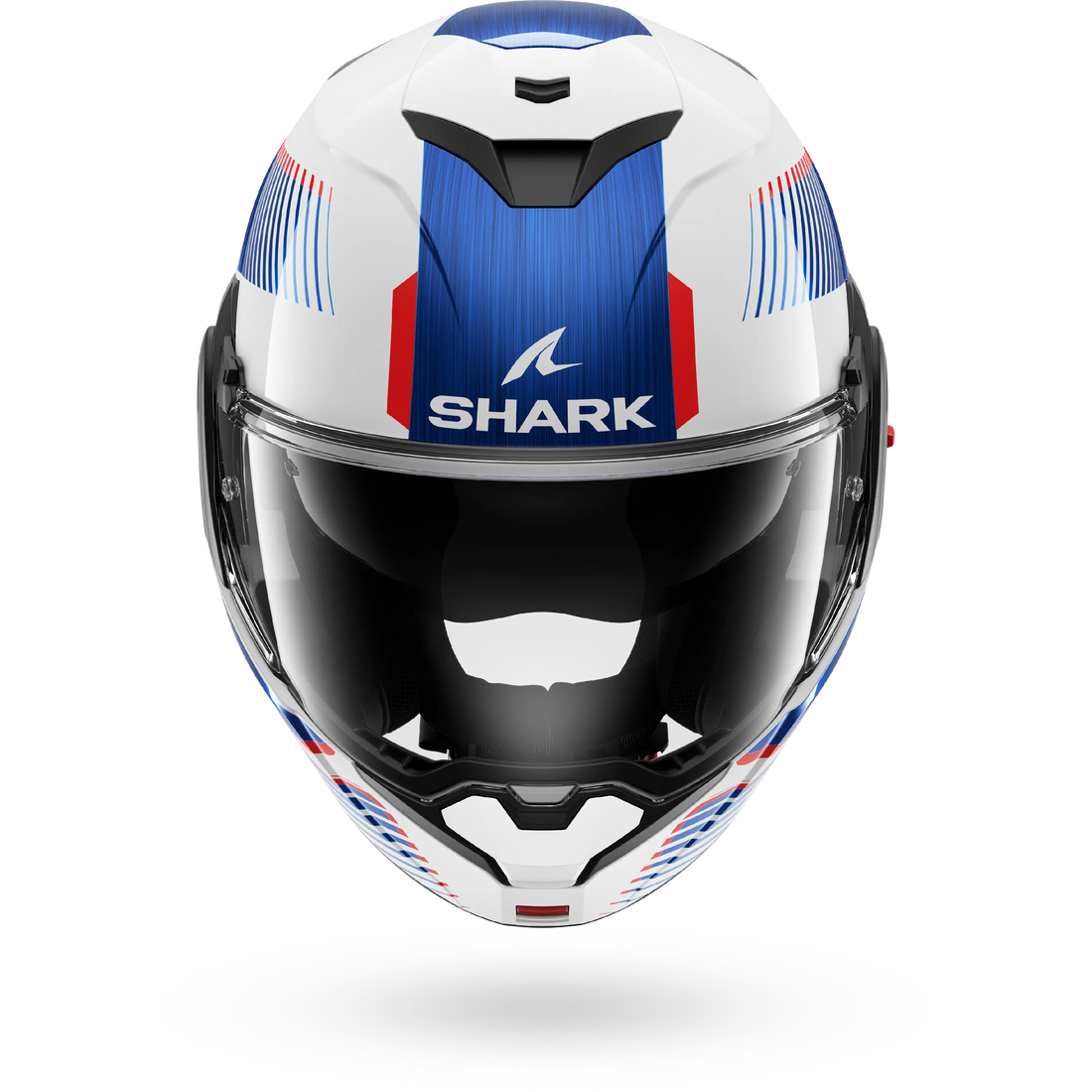 Shark OXO SIKTER Modular Gloss Helmet (WUB) - White Chrome Blue