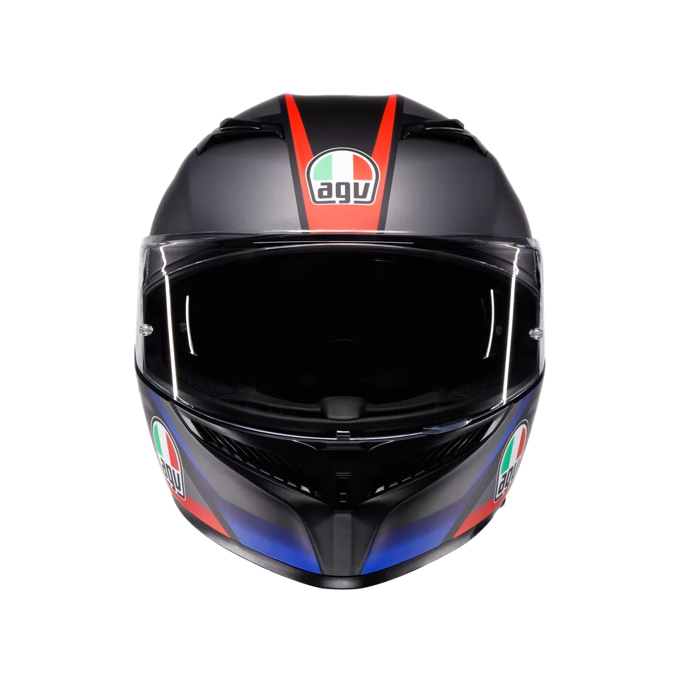 AGV Helmet - K3 - Striga - Black Blue Red