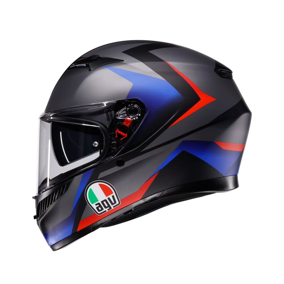 AGV Helmet - K3 - Striga - Black Blue Red