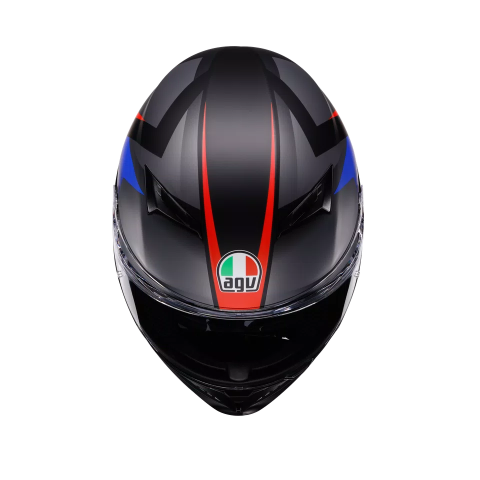 AGV Helmet - K3 - Striga - Black Blue Red