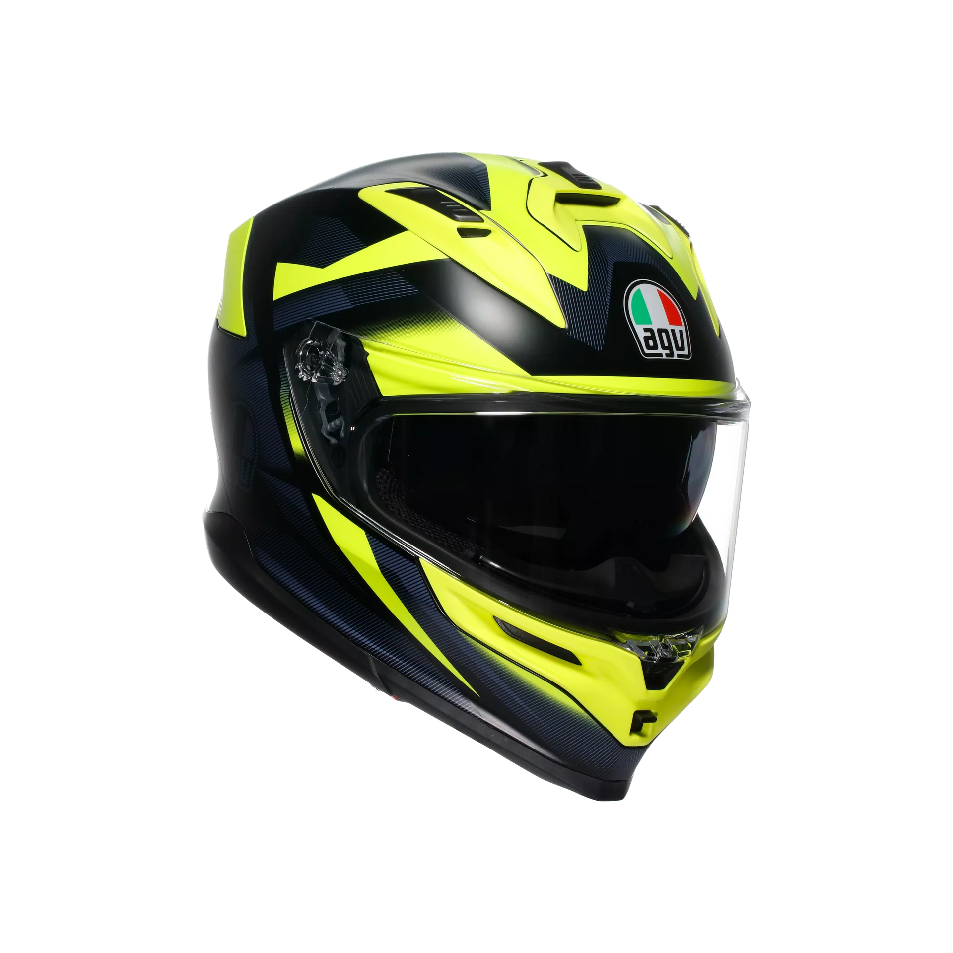 AGV Helmet - K7 - Glimpse Matt - Black Yellow Fluo