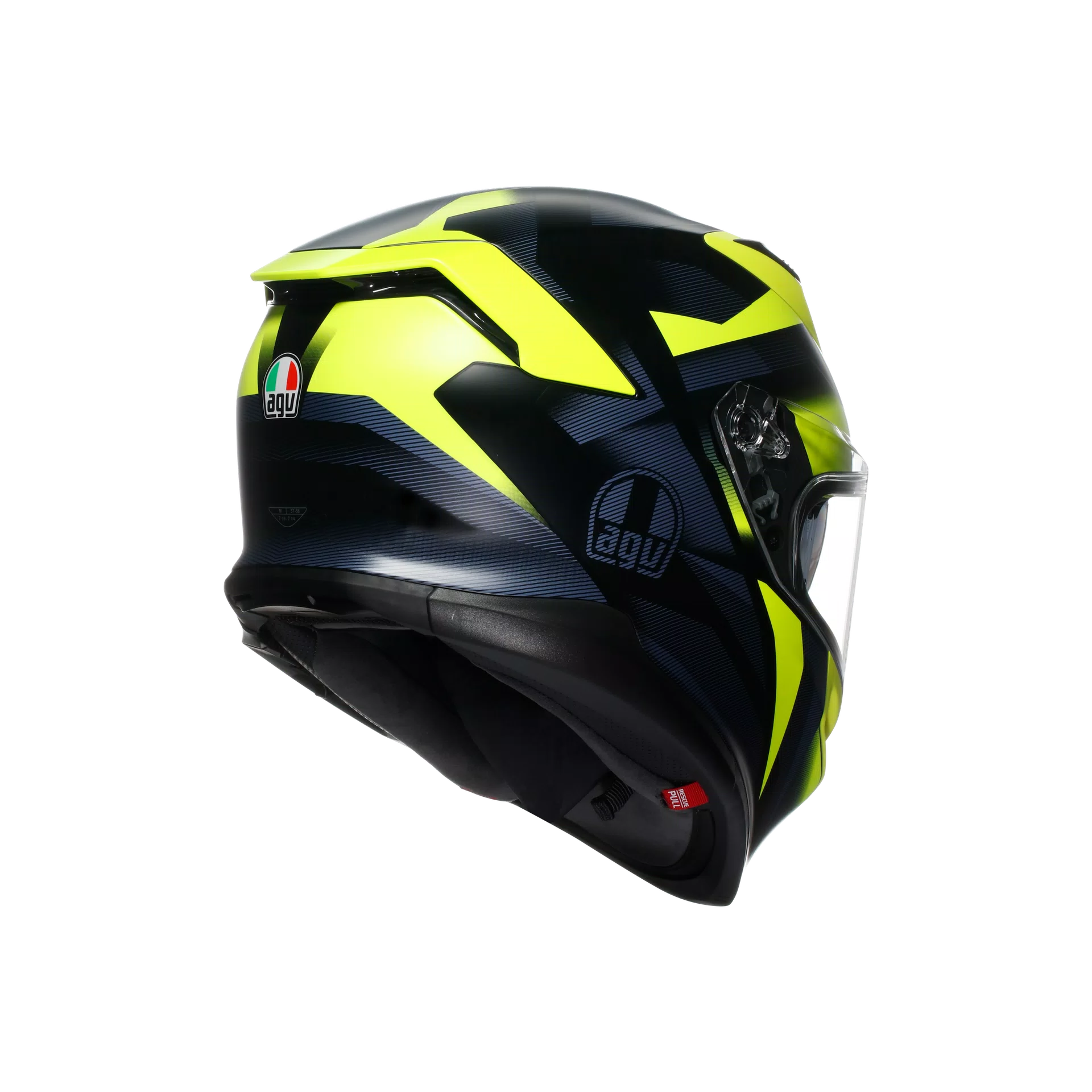 AGV Helmet - K7 - Glimpse Matt - Black Yellow Fluo