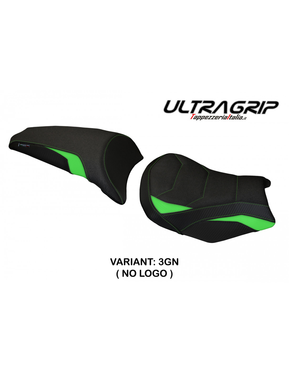 TPZ Italia - Seat Covers - Kawasaki Ninja 650 (2017-2025) - Full Seat - Sihu Ultragrip