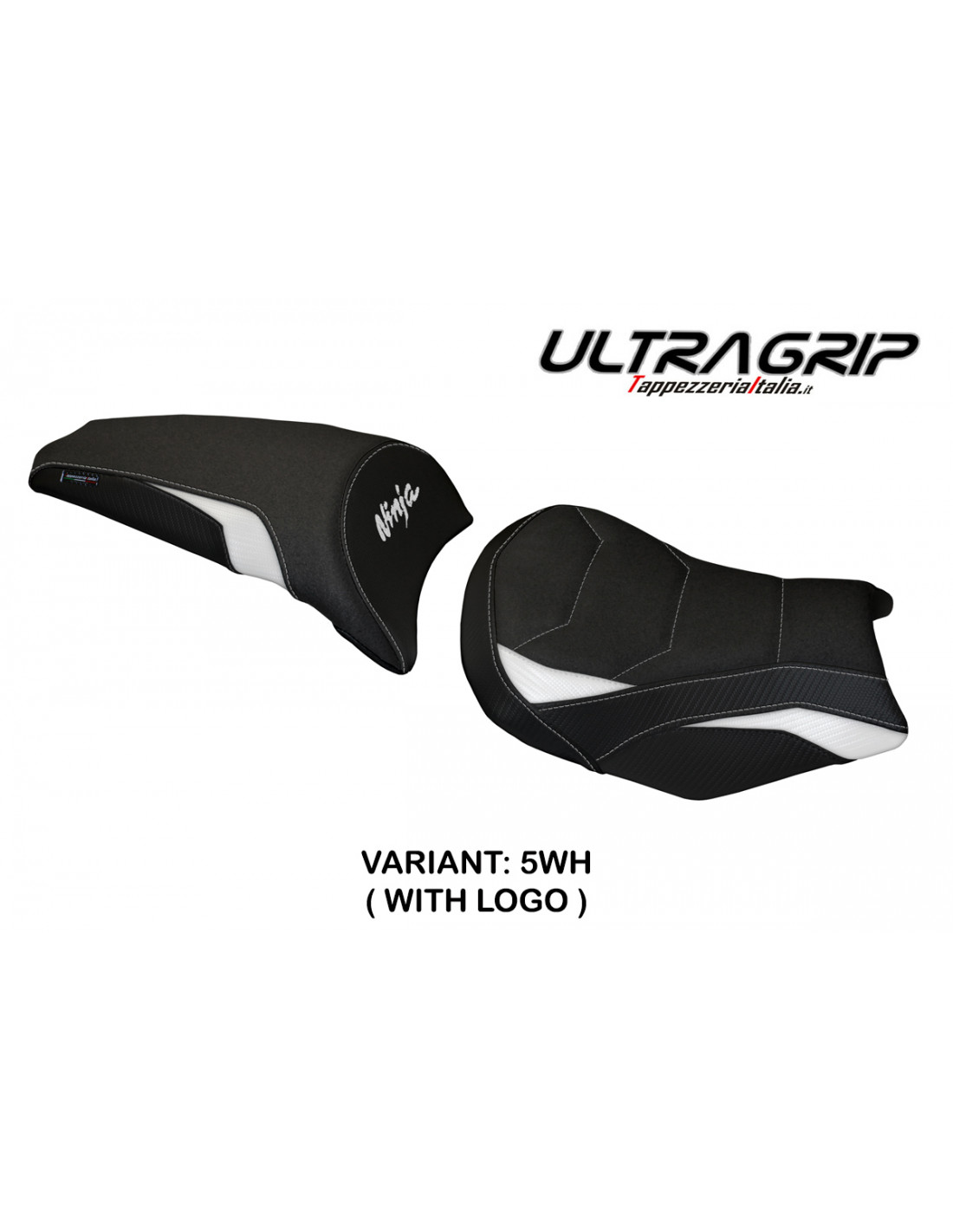 TPZ Italia - Seat Covers - Kawasaki Ninja 650 (2017-2025) - Full Seat - Sihu Ultragrip