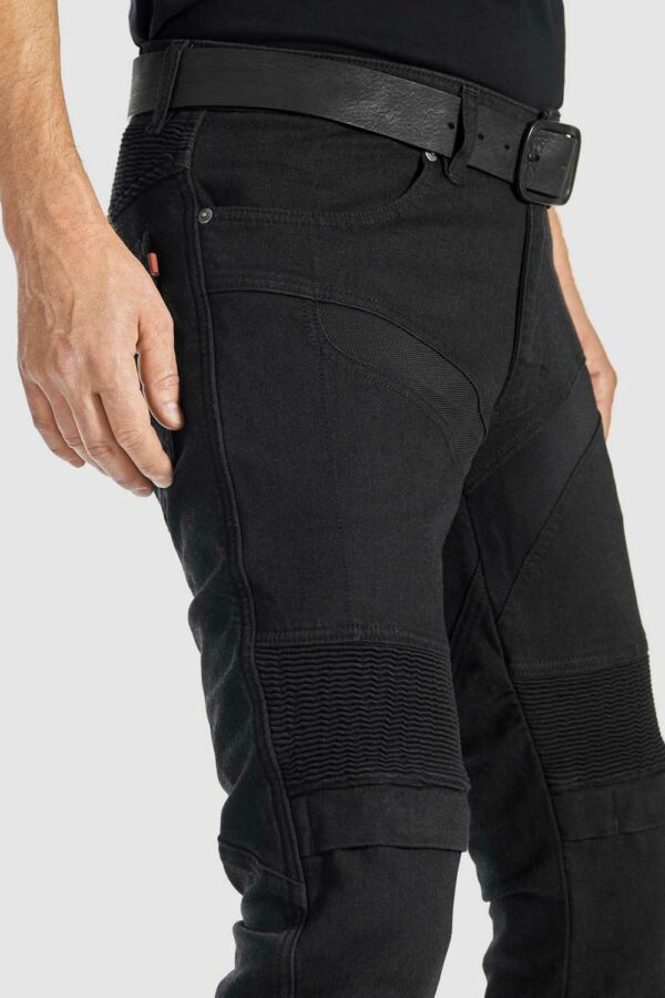 Pando Moto Jeans - KarlDo SLIM, L32 - Black