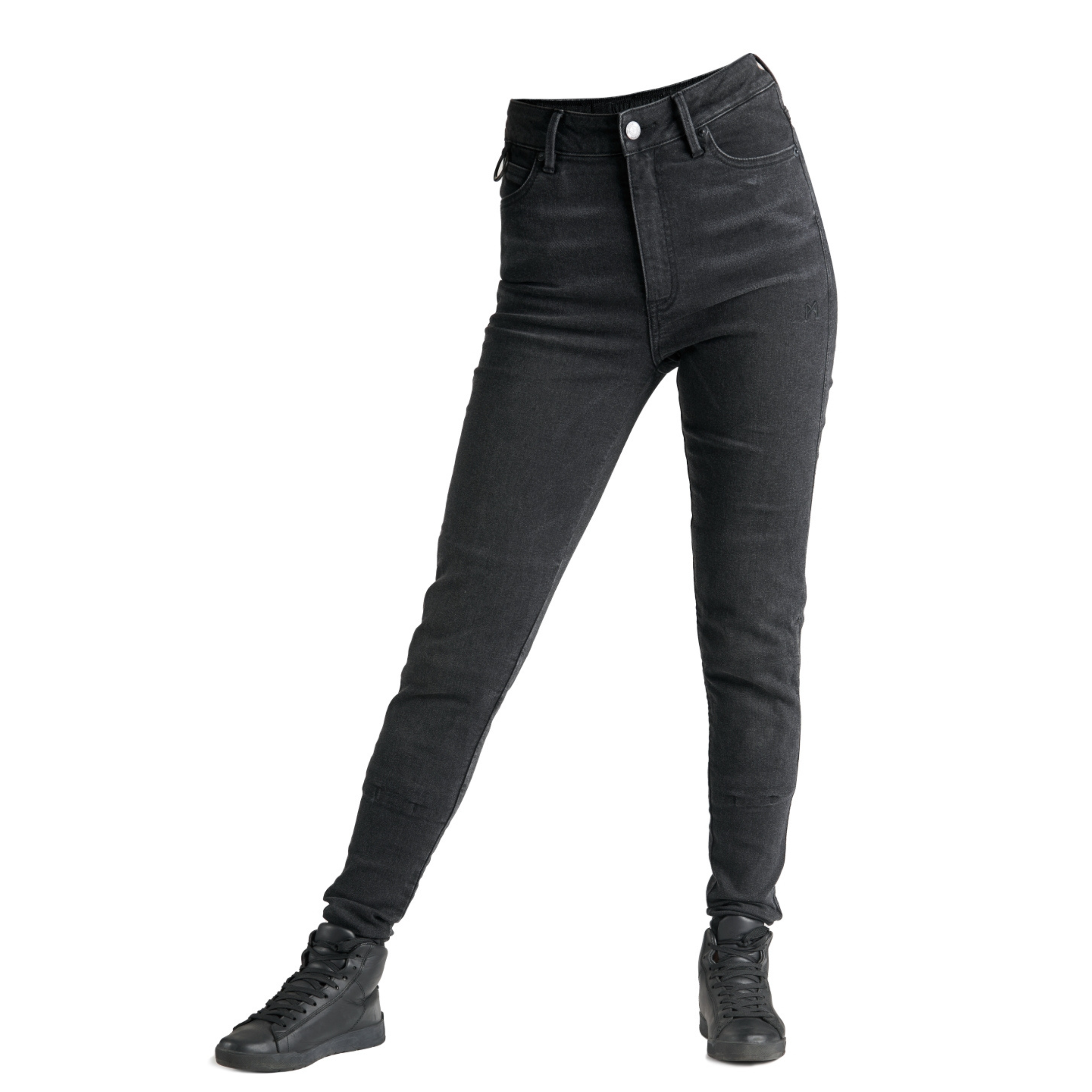Pando Moto Jeans - Kusari Cor 01 (Women's), L30 - Black