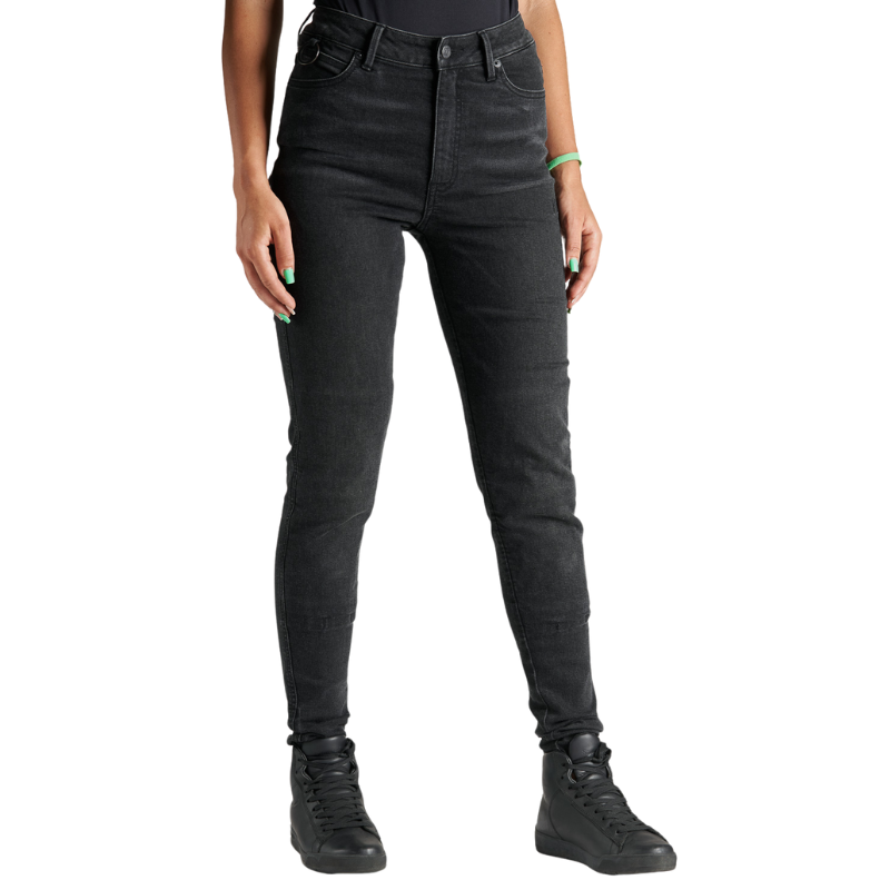 Pando Moto Jeans - Kusari Cor 01 (Women's), L30 - Black